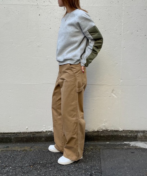 INTER FACTORY（インターファクトリー）の「NANA - ドッキングスウェット - made in INTER FACTORY（スウェット・レディース・グレー・MEDIUM/LARGE）」の15枚目の写真