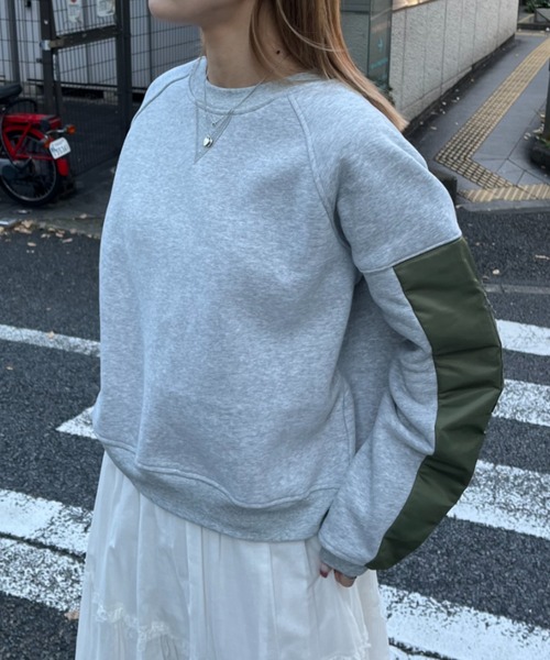 INTER FACTORY（インターファクトリー）の「NANA - ドッキングスウェット - made in INTER FACTORY（スウェット・レディース・グレー・MEDIUM/LARGE）」の22枚目の写真