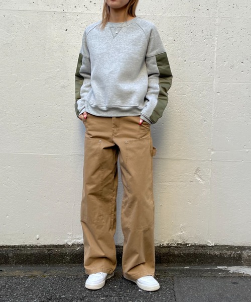 INTER FACTORY（インターファクトリー）の「NANA - ドッキングスウェット - made in INTER FACTORY（スウェット・レディース・グレー・MEDIUM/LARGE）」の13枚目の写真