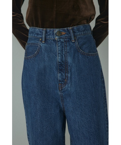 BLACK BY MOUSSY(ブラックバイマウジー)の「loose straight denim(ルーズストレートデニム)(デニムパンツ・レディース・ブルー・23inch/24inch/25inch/26inch)」の5枚目の写真