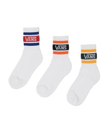 VANS(oY)VANS @Y MULTI LINE 3PACK QUARTER SOCKS SOCKS 124K7210700 ABC-MART MULTI(\bNX/C)