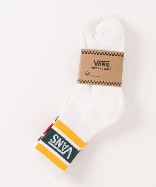 VANS（バンズ）の「VANS ヴァンズ MULTI LINE 3PACK QUARTER SOCKS SOCKS 124K7210700 ABC-MART限定 MULTI（ソックス/靴下・メンズ・マルチ・SMALL/MEDIUM）」の2枚目の写真