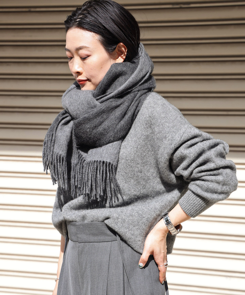 【THROW/スロー】マフラー THROW（スロー）の「【THROW/スロー】シャギーカラーストール