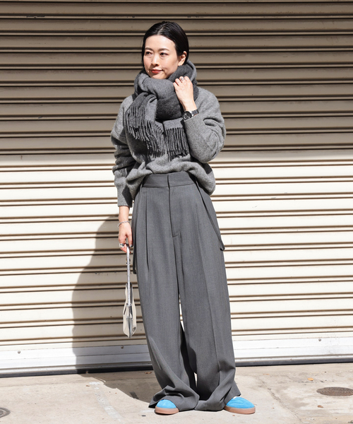 THROW（スロー）の「【THROW/スロー】シャギーカラーストール