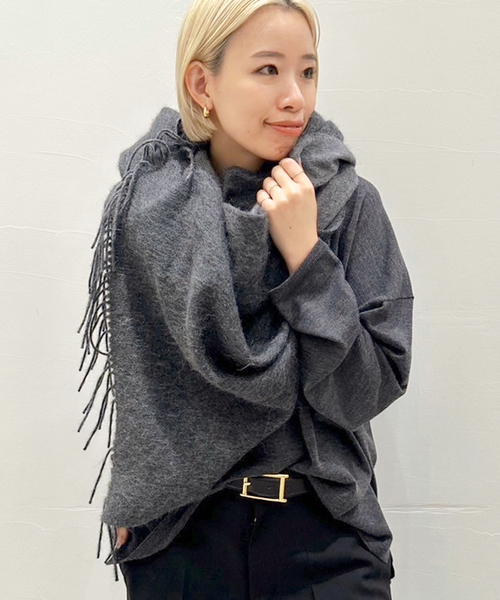 THROW（スロー）の「【THROW/スロー】シャギーカラーストール