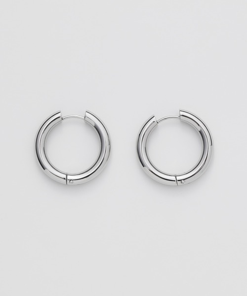 ciite' surgical stainless(シーテサージカルステンレス)の「【 金属アレルギー対応 】 シンプルフープピアス サージカルステンレス (両耳用)(ピアス(両耳用)・レディース・シルバー/ゴールド・FREE)」の13枚目の写真