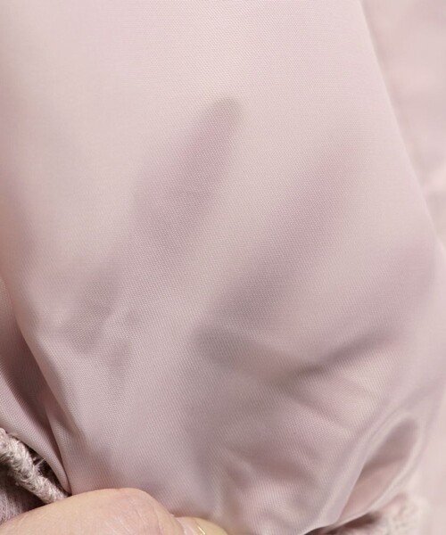 BRANSHES(ブランシェス)の「フリルMA-1ブルゾン(MA-1・キッズ・ピンク/カーキオリーブ・150/100/140/90/110/120/130)」の8枚目の写真