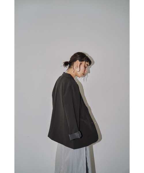 DRWCYS（ドロシーズ）の「ベーシックシングルジャケット（テーラードジャケット・レディース・ブラウン/ブラック・FREE）」の17枚目の写真