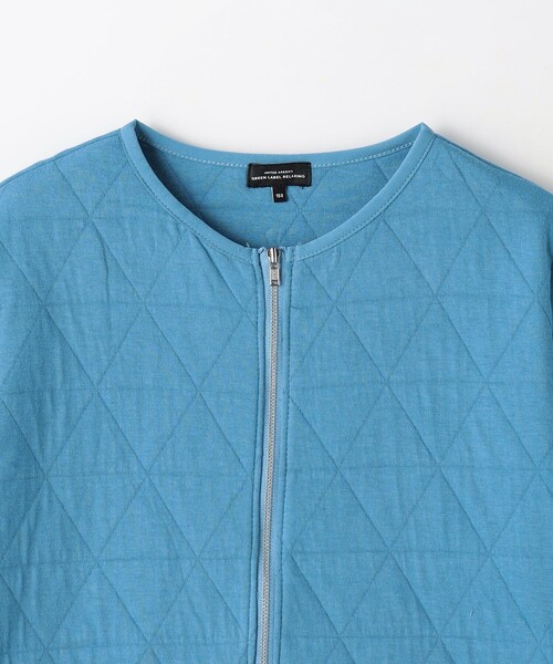 green label relaxing（グリーンレーベルリラクシング）の「TJ フクレジャカード ジップカーディガン 140cm-160cm（カーディガン/ボレロ・キッズ・ブラック/コバルトブルー・160cm/140cm/150cm）」の5枚目の写真