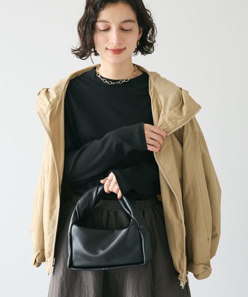 CRAFT STANDARD BOUTIQUE（クラフトスタンダードブティック）の「スパンフライスハイネックTEE（Tシャツ/カットソー・レディース・ブラック/その他7/オフホワイト/レッド系その他4・FREE）」の17枚目の写真