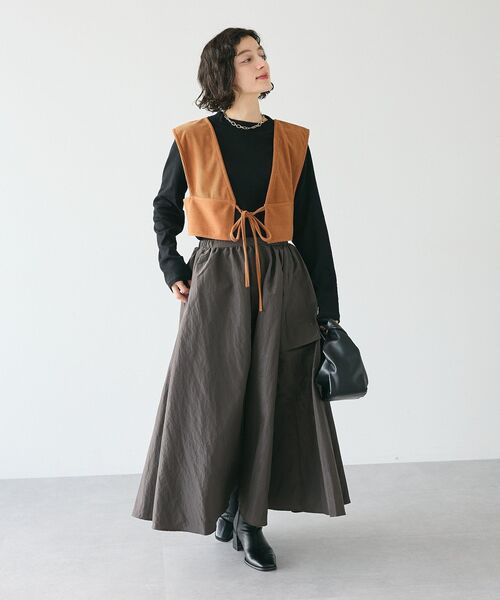 CRAFT STANDARD BOUTIQUE（クラフトスタンダードブティック）の「スパンフライスハイネックTEE（Tシャツ/カットソー・レディース・ブラック/その他7/オフホワイト/レッド系その他4・FREE）」の19枚目の写真