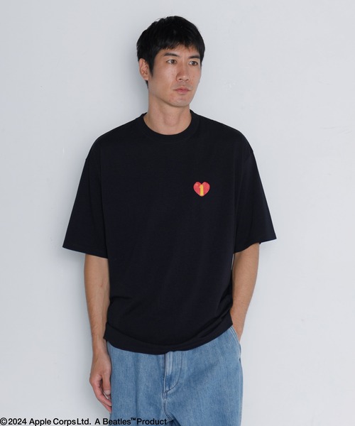 AMERICAN RAG CIE（アメリカンラグシー）の「【MEN , WOMEN】THE BEATLES ONE TEE（Tシャツ/カットソー・メンズ・ブラック/ライトグレー/ホワイト・L/M/S）」の2枚目の写真