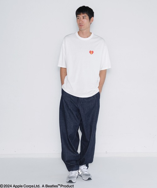 AMERICAN RAG CIE（アメリカンラグシー）の「【MEN , WOMEN】THE BEATLES ONE TEE（Tシャツ/カットソー・メンズ・ブラック/ライトグレー/ホワイト・L/M/S）」の8枚目の写真