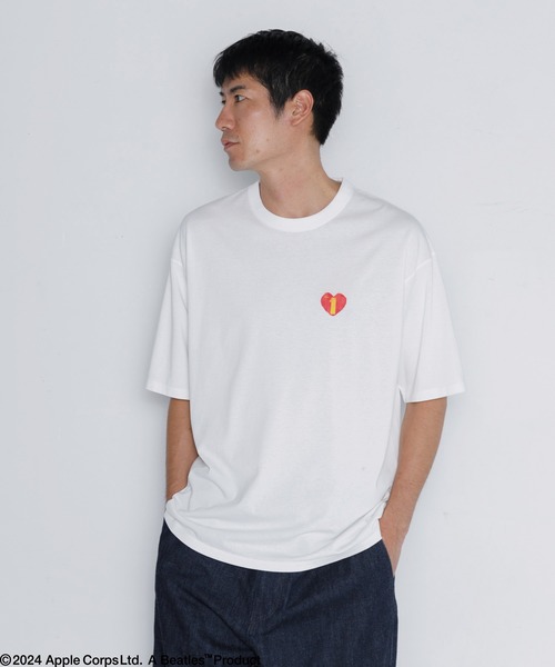 AMERICAN RAG CIE（アメリカンラグシー）の「【MEN , WOMEN】THE BEATLES ONE TEE（Tシャツ/カットソー・メンズ・ブラック/ライトグレー/ホワイト・L/M/S）」の11枚目の写真