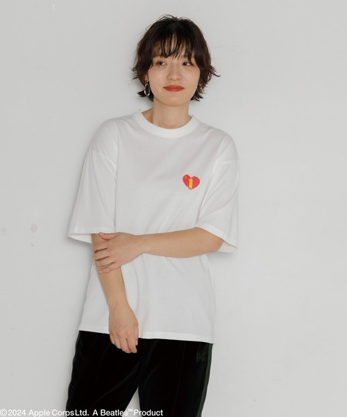 AMERICAN RAG CIE（アメリカンラグシー）の「【MEN , WOMEN】THE BEATLES ONE TEE（Tシャツ/カットソー・メンズ・ブラック/ライトグレー/ホワイト・L/M/S）」の7枚目の写真