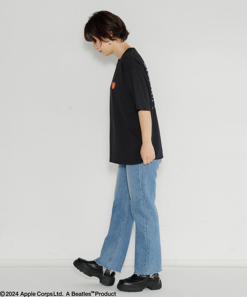 AMERICAN RAG CIE（アメリカンラグシー）の「【MEN , WOMEN】THE BEATLES ONE TEE（Tシャツ/カットソー・メンズ・ブラック/ライトグレー/ホワイト・L/M/S）」の20枚目の写真