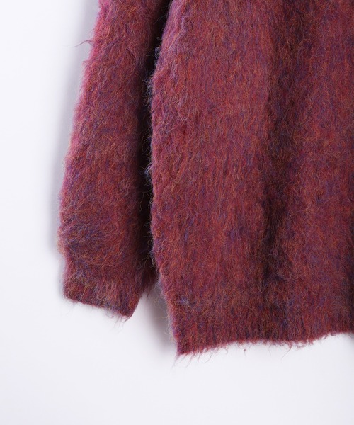 WESTSEA（ウエストシー）の「カラーメランジ プルオーバー シャギーニット（ニット/セーター・メンズ・ダークブラウン/ネイビー/ワイン/ブラック・M/L）」の13枚目の写真