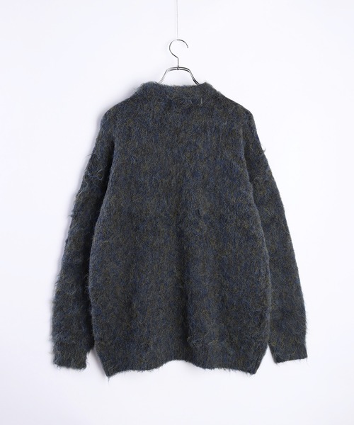 WESTSEA（ウエストシー）の「カラーメランジ プルオーバー シャギーニット（ニット/セーター・メンズ・ダークブラウン/ネイビー/ワイン/ブラック・M/L）」の10枚目の写真