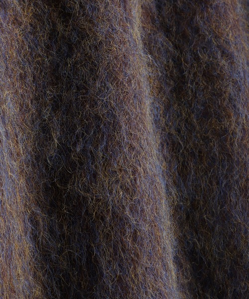 WESTSEA（ウエストシー）の「カラーメランジ プルオーバー シャギーニット（ニット/セーター・メンズ・ダークブラウン/ネイビー/ワイン/ブラック・M/L）」の17枚目の写真