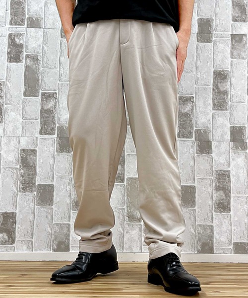 TopIsm(トップイズム)の「カットカルゼ裏起毛ストレッチ入りスラックス(スラックス・メンズ・ブラック/チャコールグレー/ベージュ・M/L/LL)」の3枚目の写真