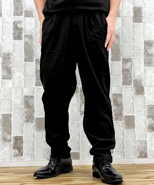 TopIsm(トップイズム)の「カットカルゼ裏起毛ストレッチ入りスラックス(スラックス・メンズ・ブラック/チャコールグレー/ベージュ・M/L/LL)」の2枚目の写真