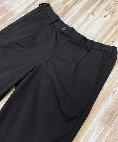 TopIsm(トップイズム)の「カットカルゼ裏起毛ストレッチ入りスラックス(スラックス・メンズ・ブラック/チャコールグレー/ベージュ・M/L/LL)」の7枚目の写真