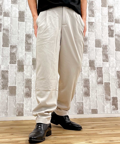 TopIsm(トップイズム)の「カットカルゼ裏起毛ストレッチ入りスラックス(スラックス・メンズ・ブラック/チャコールグレー/ベージュ・M/L/LL)」の16枚目の写真