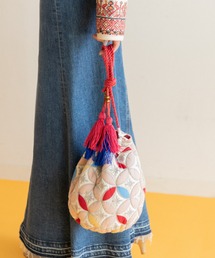 AMERICAN RAG CIE | LEIN キルト巾着バッグ(ショルダーバッグ)