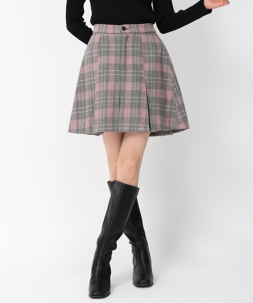 MISCH MASCH(ミッシュマッシュ)の「ボックスタックミニスカート/MM447209(スカート・レディース・ピンク/レッド/ライトグレー/ブラック・S/M)」の11枚目の写真