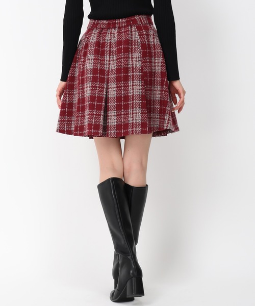 MISCH MASCH(ミッシュマッシュ)の「ボックスタックミニスカート/MM447209(スカート・レディース・ピンク/レッド/ライトグレー/ブラック・S/M)」の17枚目の写真