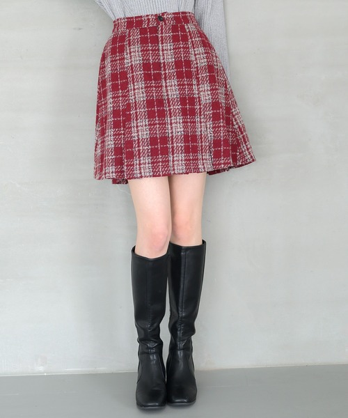 セール】ボックスタックミニスカート/MM447209（スカート）｜MISCH