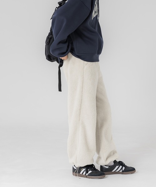 セール】ボアイージーパンツ 裾ドロスト（その他パンツ）｜coca（coca