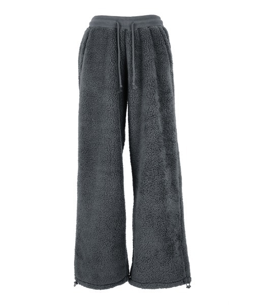 coca(coca)(コカ)の「ボアイージーパンツ 裾ドロスト(その他パンツ・レディース・チャコール/ライトベージュ・L/M)」の14枚目の写真