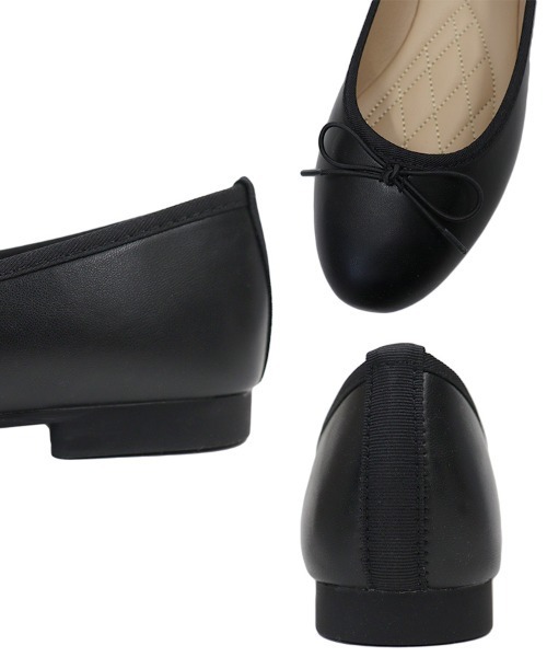 DONOBAN(ドノバン)の「ラウンドトゥバレエシューズ(バレエシューズ・レディース・ライトグレー/ブラック/アイボリー/ベージュ・M)」の15枚目の写真