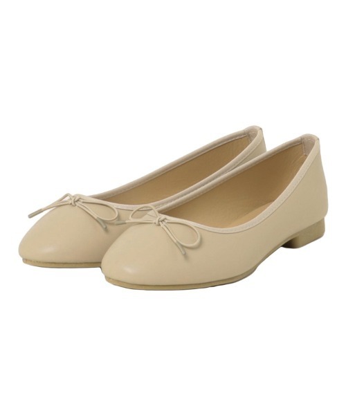 DONOBAN(ドノバン)の「ラウンドトゥバレエシューズ(バレエシューズ・レディース・ライトグレー/ブラック/アイボリー/ベージュ・M)」の17枚目の写真