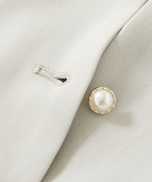 devirock（デビロック）の「フォーマル ガールズノーカラー 無地セットアップ（スーツセット・キッズ・ライトグレー/ブラック/ブルー/ライラック/ベージュ・100cm/110cm/120cm/130cm/140cm）」の10枚目の写真