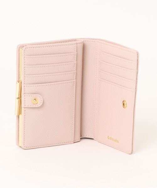 & chouette】ビジュー口金二つ折り財布