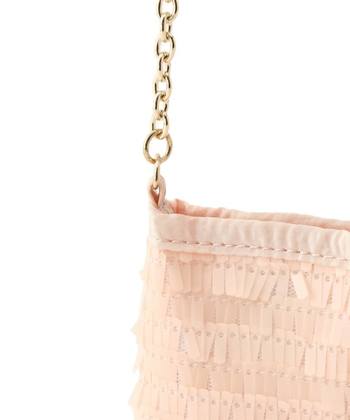ADAM ET ROPE'（アダムエロペ）の「スパンコールアクセサリーポシェット（ショルダーバッグ・レディース・ブラック/ピンク/シルバー/ゴールド・FREE）」の10枚目の写真