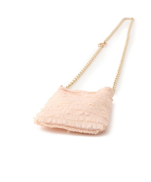 ADAM ET ROPE'（アダムエロペ）の「スパンコールアクセサリーポシェット（ショルダーバッグ・レディース・ブラック/ピンク/シルバー/ゴールド・FREE）」の12枚目の写真