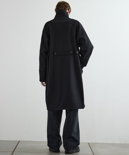 セール】〈3WAY〉Super140s メルトンラップオーバーサイズスタンド