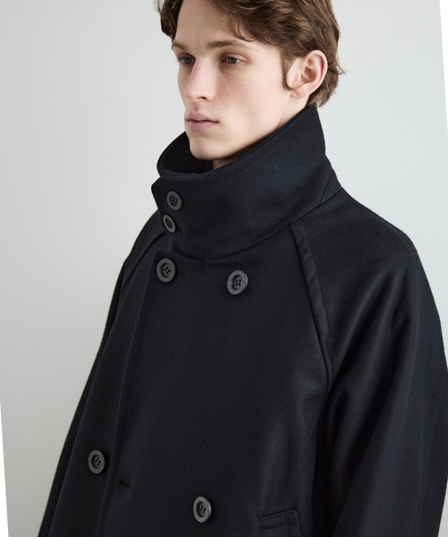 セール】〈3WAY〉Super140s メルトンラップオーバーサイズスタンド