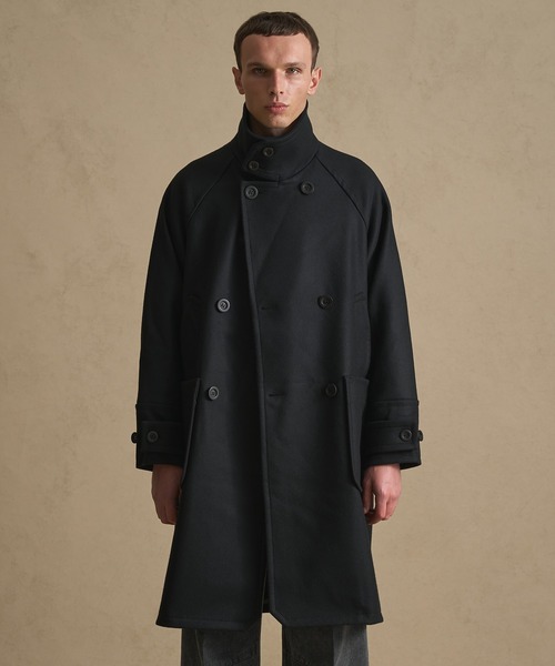 3WAY〉Super140s マルチウェイ メルトンラップスタンド オーバー