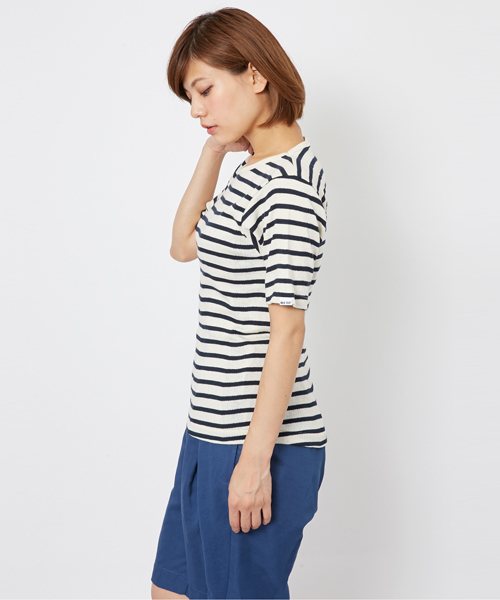 MILKFED.(ミルクフェド)の「MILLER CREW TEE(Tシャツ/ミラー/コラボ)(Tシャツ/カットソー・レディース・ホワイト/アッシュグレー/ネイビー・SMALL/MEDIUM)」の4枚目の写真