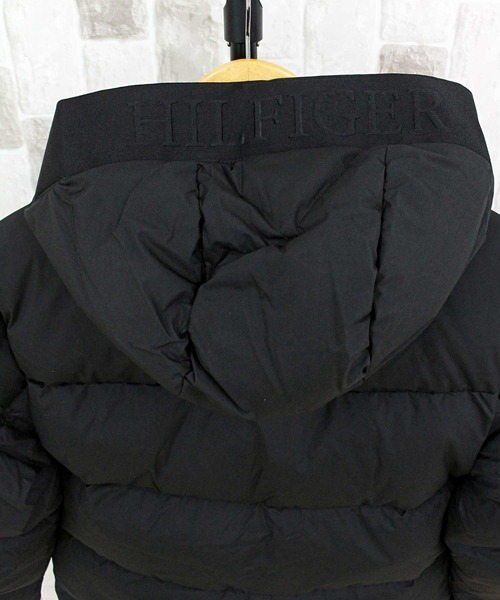 TOMMY HILFIGER（トミーヒルフィガー）の「ヒルフィガー ダウン フード付きジャケット Men's Hilfiger Down Hooded Jacket（ダウンジャケット/コート・メンズ・ブラック・S/M/L）」の11枚目の写真