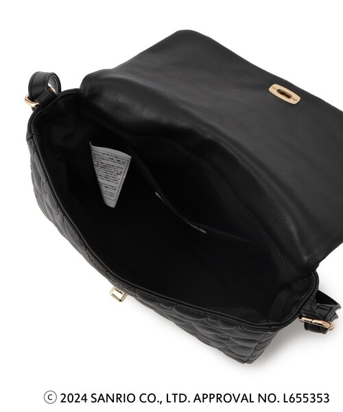 HELLO KITTY UNITED ARROWSリボン ショルダーバッグ 黒 10月4日 HELLO
