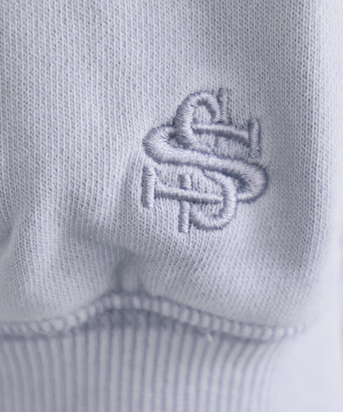 SIGNAL SPORTS（シグナルスポーツ）の「【SIGNAL SPORTS】ワンポイント刺繍/ピグメントダメージ/ダブルジップパーカー（パーカー・メンズ・その他19/グレー系その他・LARGE/MEDIUM）」の7枚目の写真