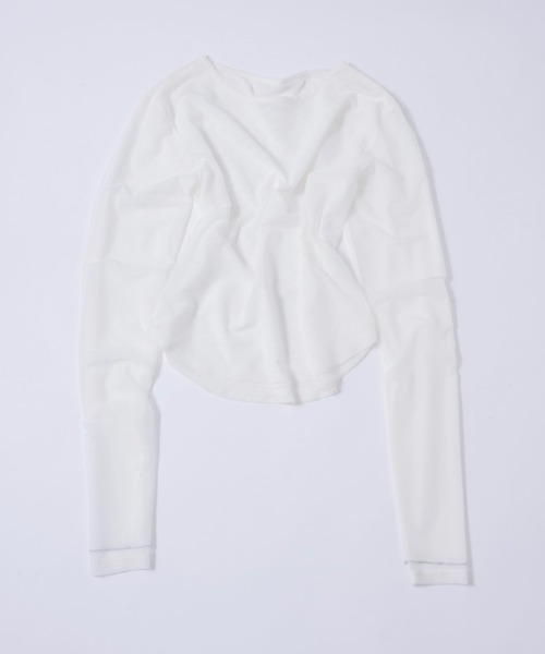 セール】reversible layered tulle tops / リバーシブル