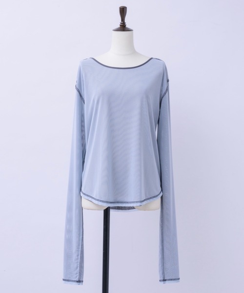 セール】reversible layered tulle tops / リバーシブル