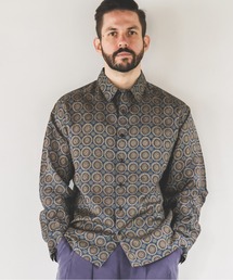 MR.OLIVE（ミスターオリーブ）の「L/R CIRCLE BATIK PATTERN / SQUARE CUT REGULAR COLLAR SHIRT（シャツ/ブラウス）」