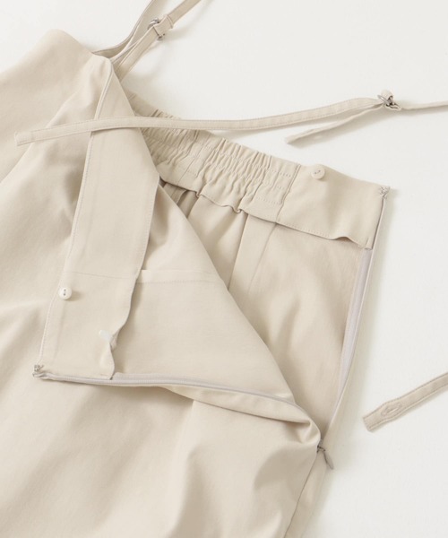 SENSE OF PLACE by URBAN RESEARCH(センスオブプレイスバイアーバンリサーチ)の「『WEB/一部店舗限定サイズ』ストレッチサスツキハイウエストスカート(スカート・レディース・ブラック/モカ/チャコールグレー/ライトベージュ/パープル・LARGE/TALL/X-SMALL/SMALL/MEDIUM)」の18枚目の写真